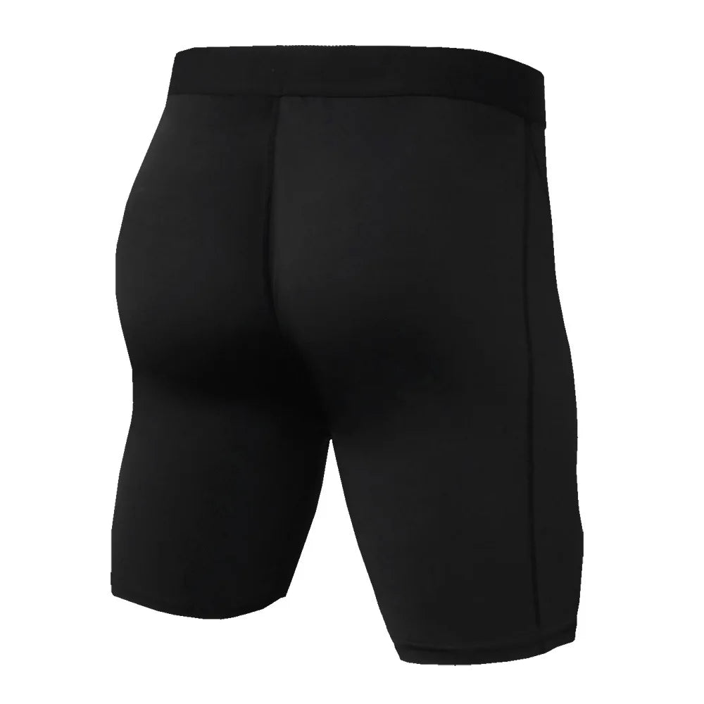 Men’s Compression Shorts – Quick Dry Training Tights for Running, Gym, and Fitness