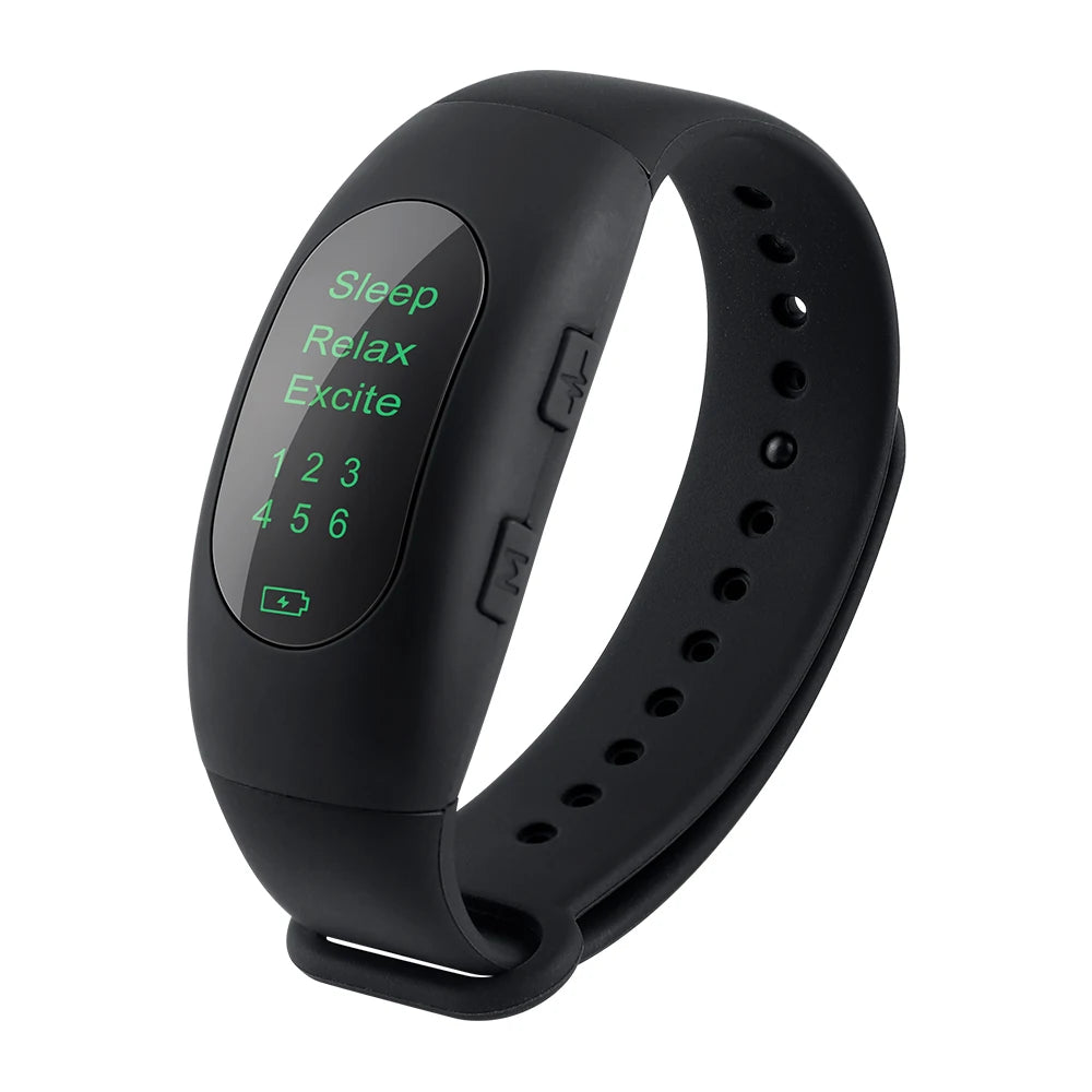 New Ems Intelligent Sleep Device Fast Sleep Rest Hypnosis Insomnia Artifact Relieve Anxiety Wristband Watch Sleep Aid Instrument