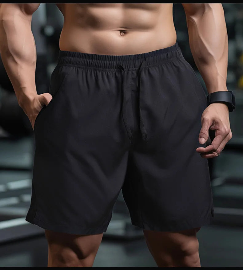Men’s Quick-Dry Sport Shorts – Breathable Running & Tennis Fitness Shorts