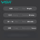 VGR V-363 Professional Electric Shaver with Digital Display – Rechargeable Beard Trimmer for Men