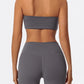 Ctenkevet Women’s Fitness Set – Strapless Sports Bra & Crop Top
