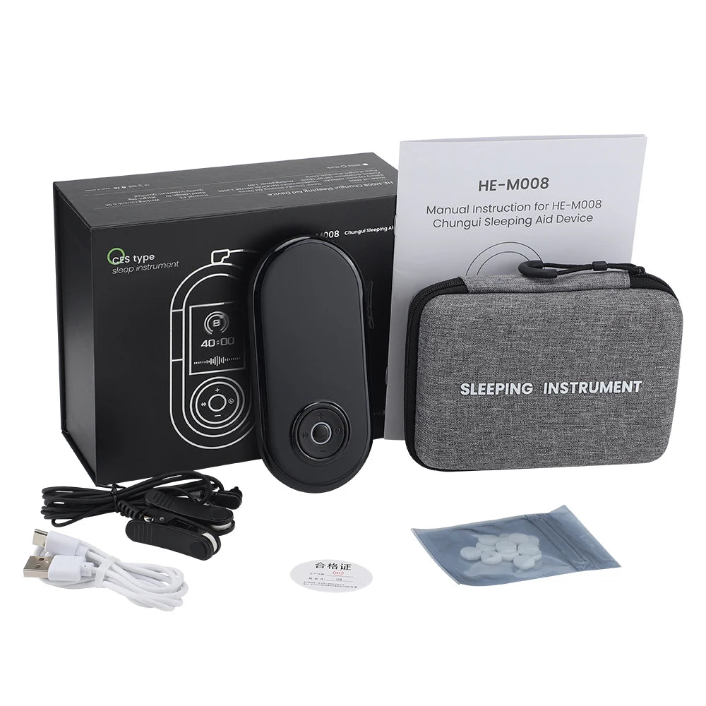 Ear Clip CES Therapy Device – Pulse Sleep & Anxiety Aid