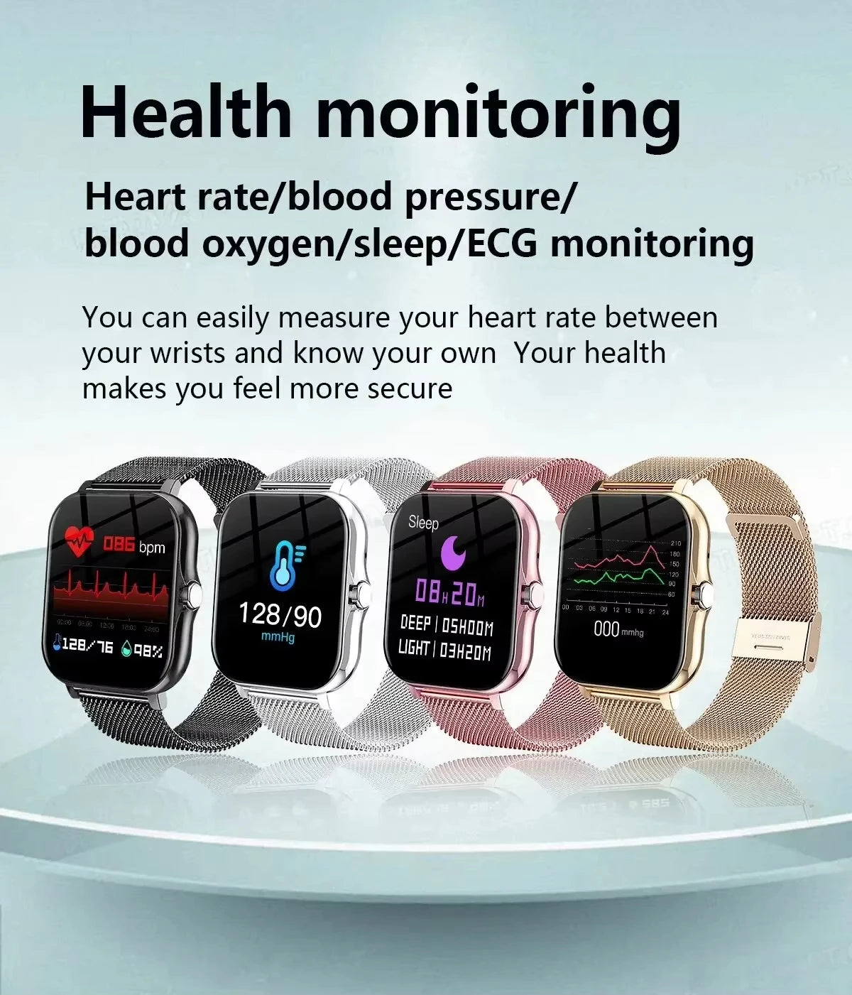 Xiaomi Smart Watch – Waterproof Fitness Tracker with Heart Rate Monitor