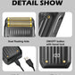 VGR V-363 Professional Electric Shaver with Digital Display – Rechargeable Beard Trimmer for Men
