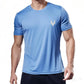 Men’s Running T-Shirt – Quick Dry Sports Top for Gym, Fitness, Football, and Summer Training