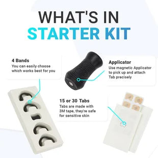 Nasal Breathing Dilator Kit – Magnetic Nose Clips & Strips for Sleep & Sports
