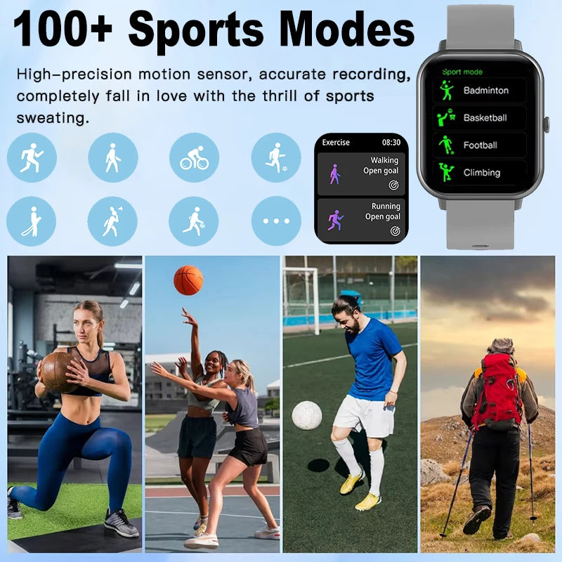 Xiaomi 2025 Smart Watch – Bluetooth Call & Fitness Tracker, IP68 Waterproof