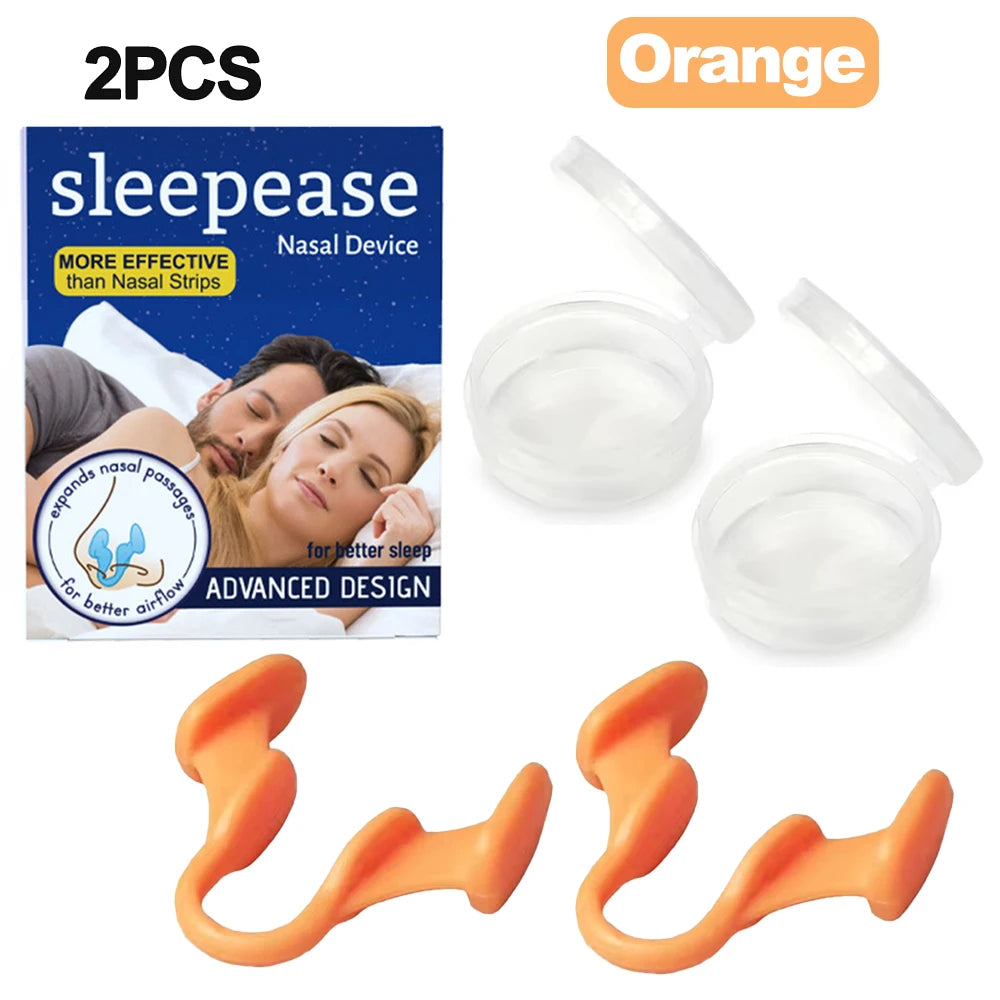 Silicone Anti-Snoring Nose Clip – Nasal Dilator for Better Breathing and Sleep
