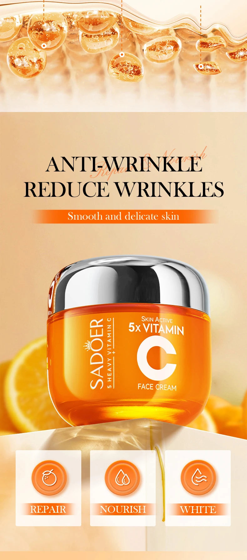 Korean Vita A Retinol Shot – Firming & Tightening Booster Serum for Pores, Dark Circles, and Skin Repair