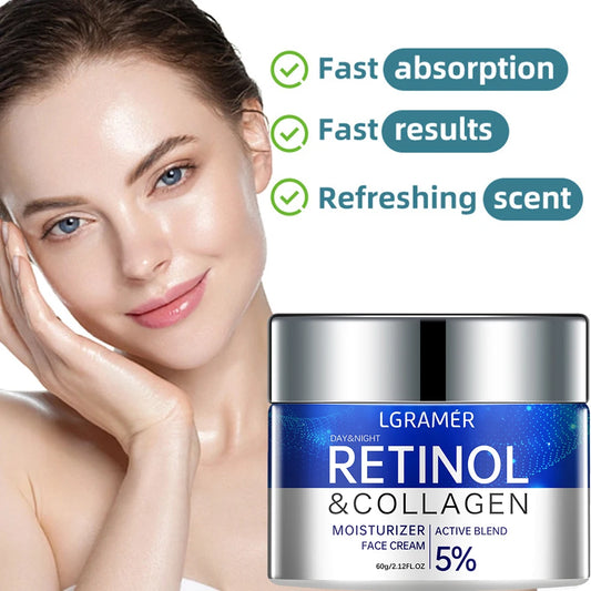 Retinol Anti-Aging Cream – Wrinkle Removing, Firming & Moisturizing Face Cream for Fine Lines and Brightening