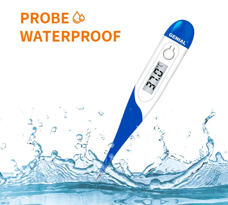 Digital Oral Thermometer – Fast 15s Reading for Adults & Fever Check