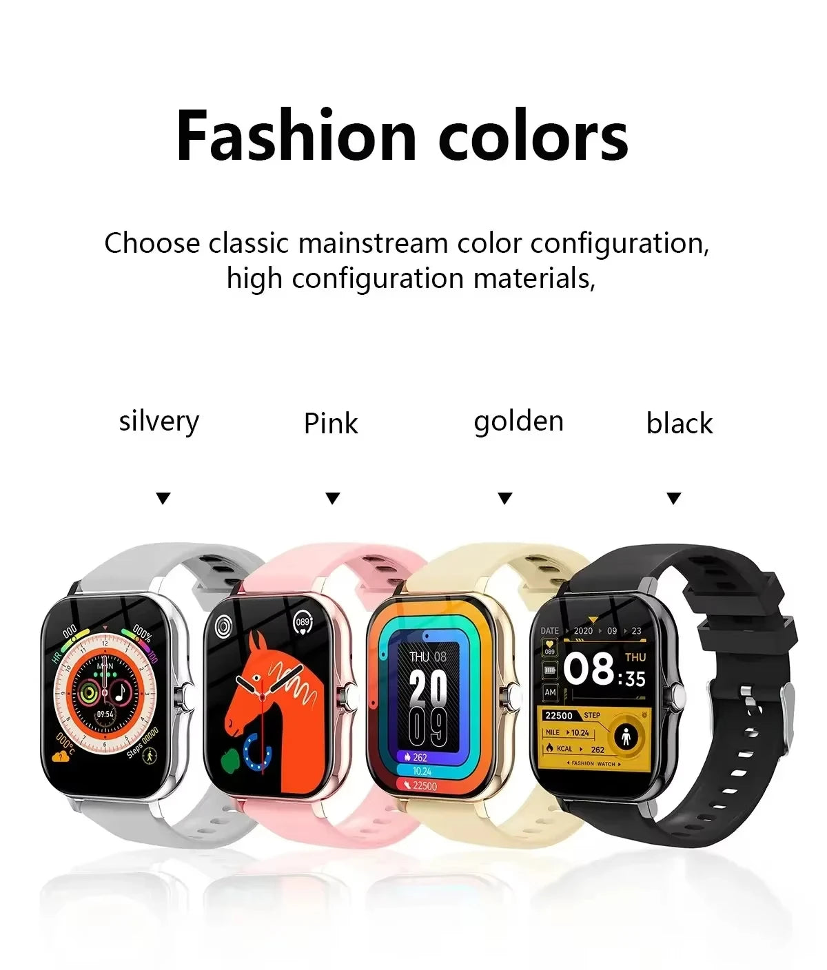 Xiaomi Smart Watch – Waterproof Fitness Tracker with Heart Rate Monitor