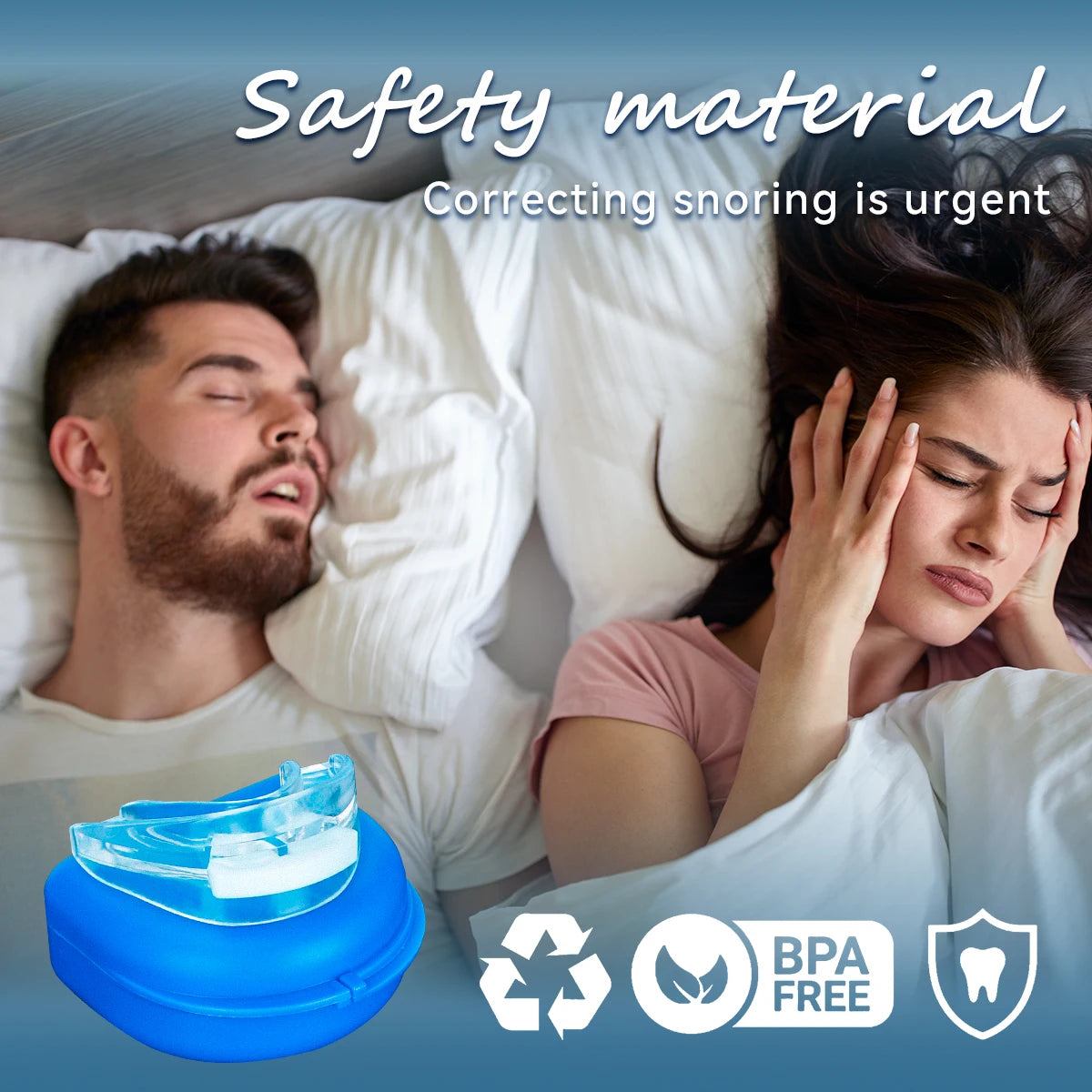 Anti-Snoring Mouth Guard – Stop Grinding & Improve Sleep