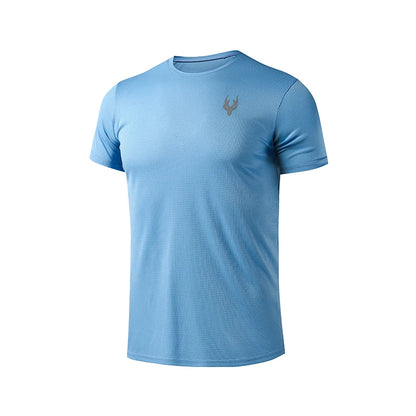 Men’s Running T-Shirt – Quick Dry Sports Top for Gym, Fitness, Football, and Summer Training