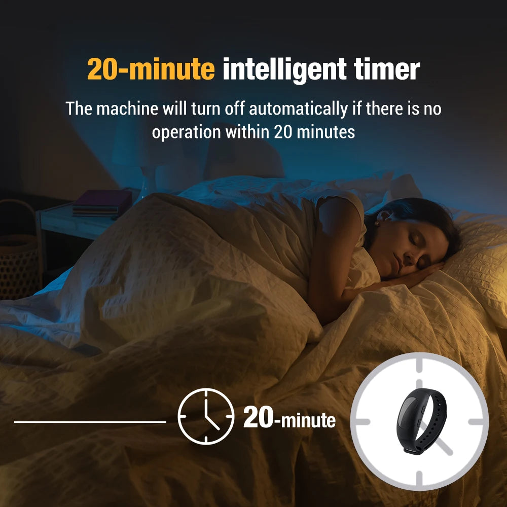 New Ems Intelligent Sleep Device Fast Sleep Rest Hypnosis Insomnia Artifact Relieve Anxiety Wristband Watch Sleep Aid Instrument
