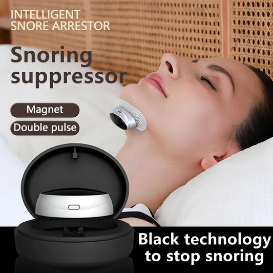 Electric Anti-Snoring Device – Portable Adjustable Sleep Aid