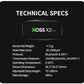 XOSS X2 Pro Heart Rate Monitor – Rechargeable Fitness Sensor with Data Storage