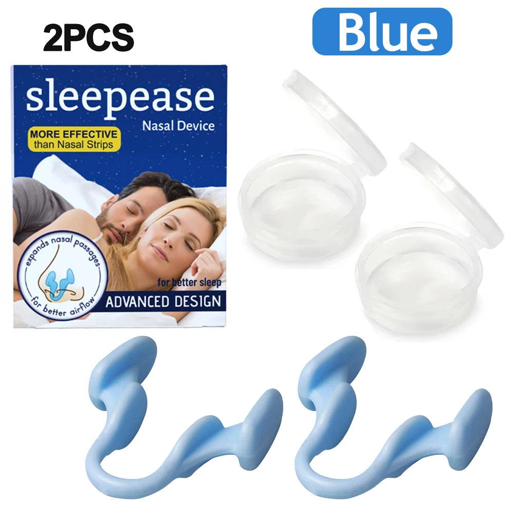 Silicone Anti-Snoring Nose Clip – Nasal Dilator for Better Breathing and Sleep