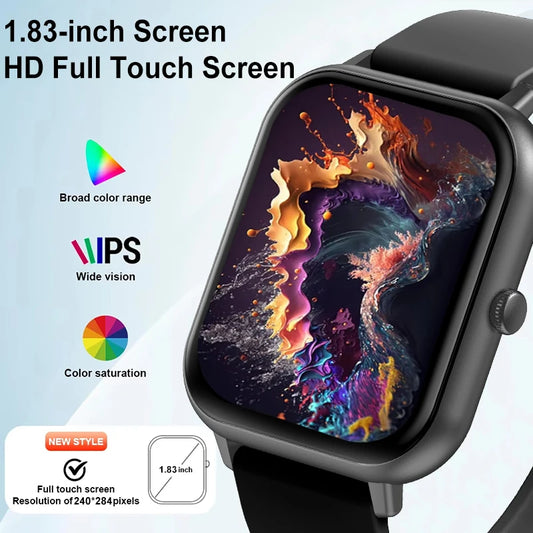 Xiaomi 2025 Smart Watch – Bluetooth Call & Fitness Tracker, IP68 Waterproof