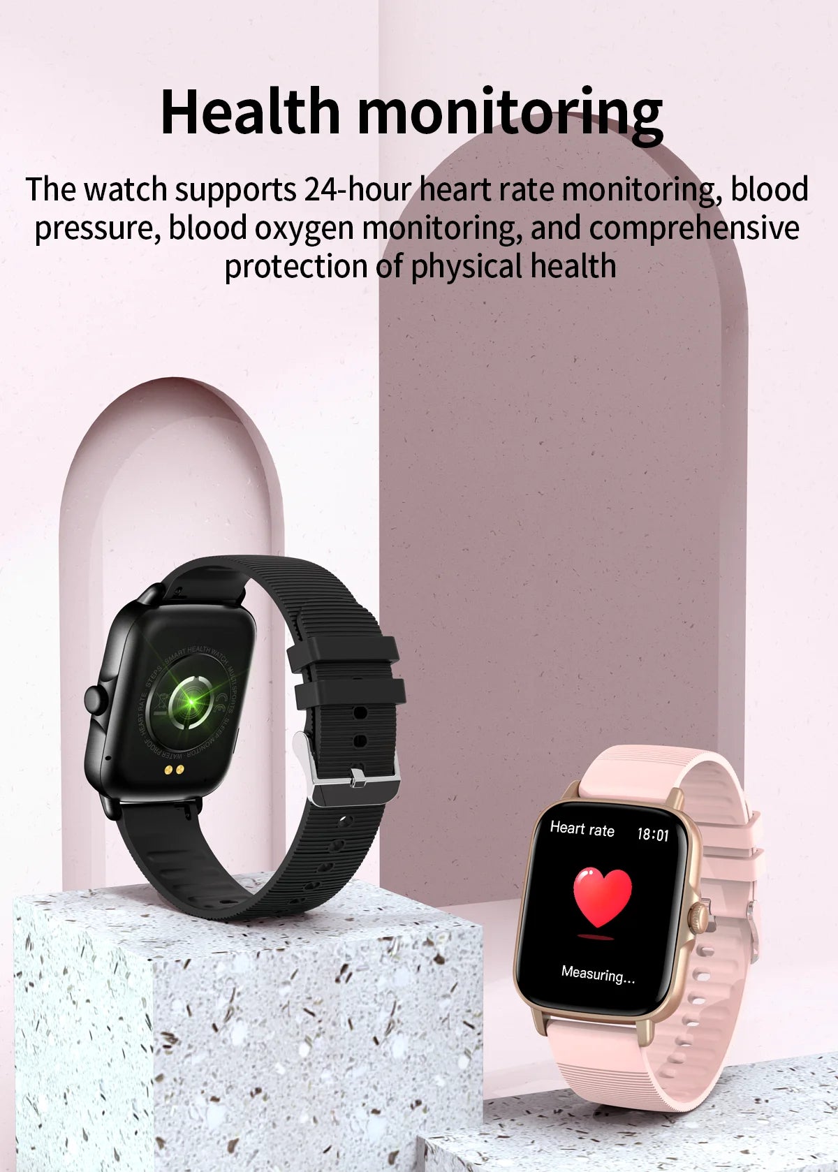 EIGIIS 2025 Smart Watch – Fitness Tracker with Heart Rate & Sleep Monitor