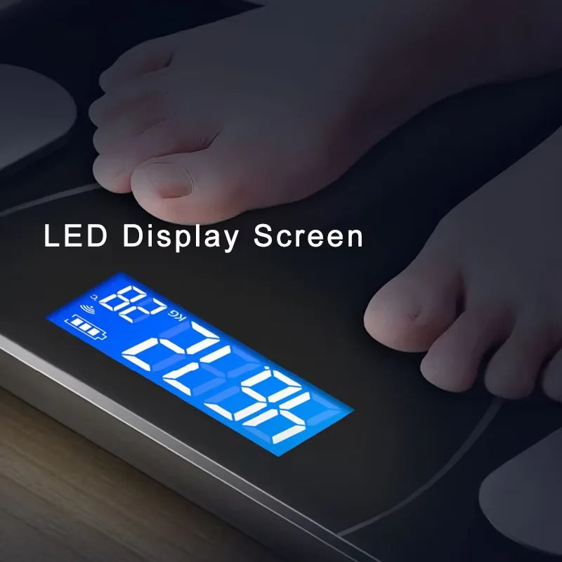 2025 Smart Body Fat Scale – Bluetooth Digital Body Composition Analyzer