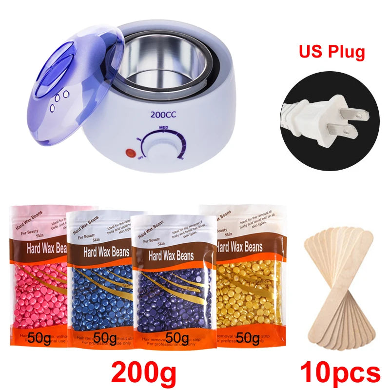 200ml Wax Heater Kit – Smart Hair Removal & Paraffin Wax Machine