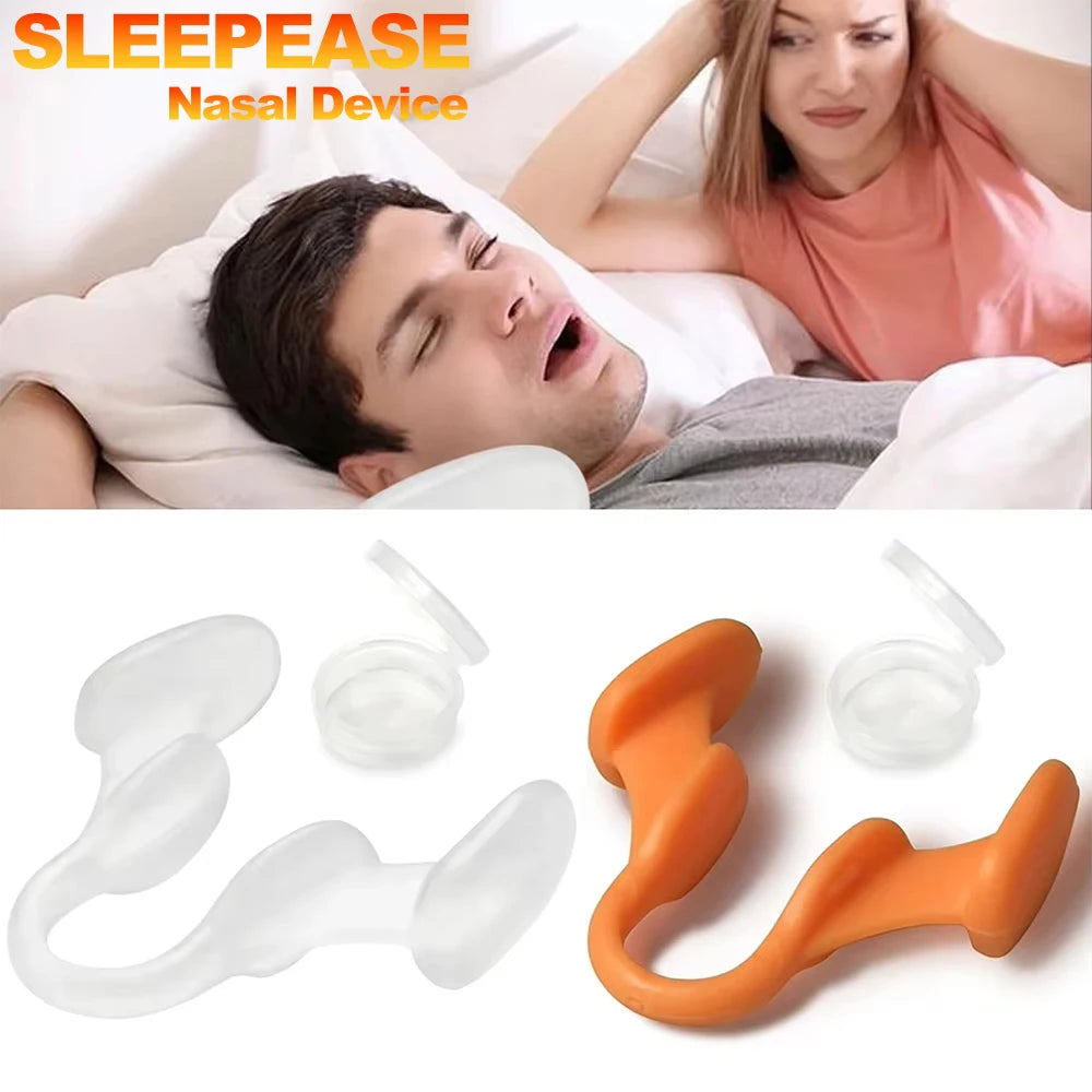 Silicone Anti-Snoring Nose Clip – Nasal Dilator for Better Breathing and Sleep