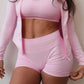Women’s 2-Piece Yoga Set – High-Waist Leggings and Sports Bra Workout Suit for Gym & Fitness