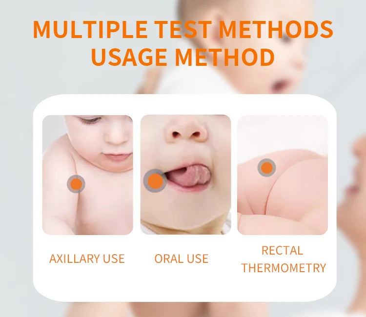 Digital Oral Thermometer – Fast 15s Reading for Adults & Fever Check