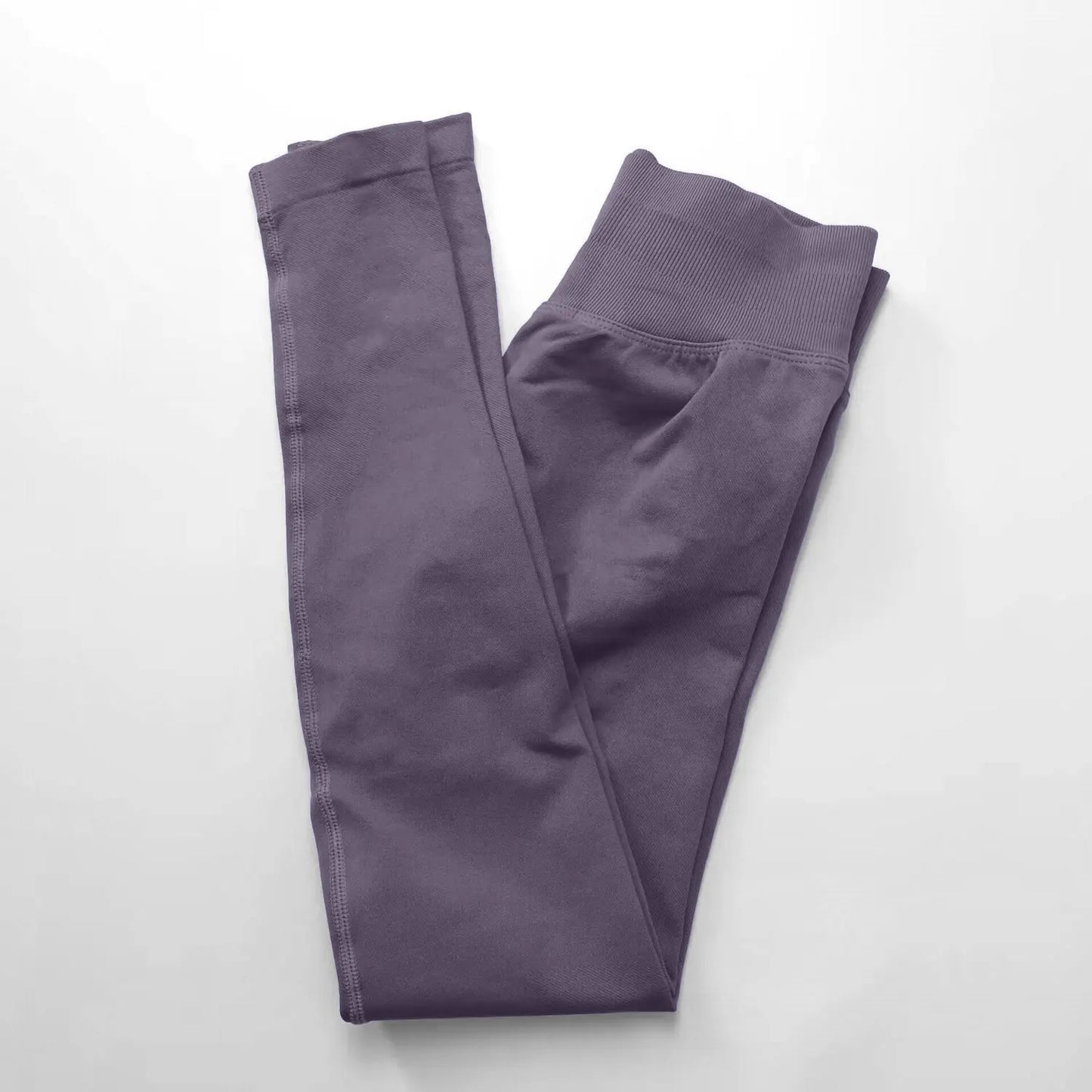 NCLAGEN Women’s Seamless Ribbed Leggings – High Waist Scrunch Bum Yoga & Gym Tights