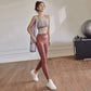 Women’s Two-Piece Yoga Set – Sports Bra and Leggings/Shorts Workout Outfit for Fitness and Gym