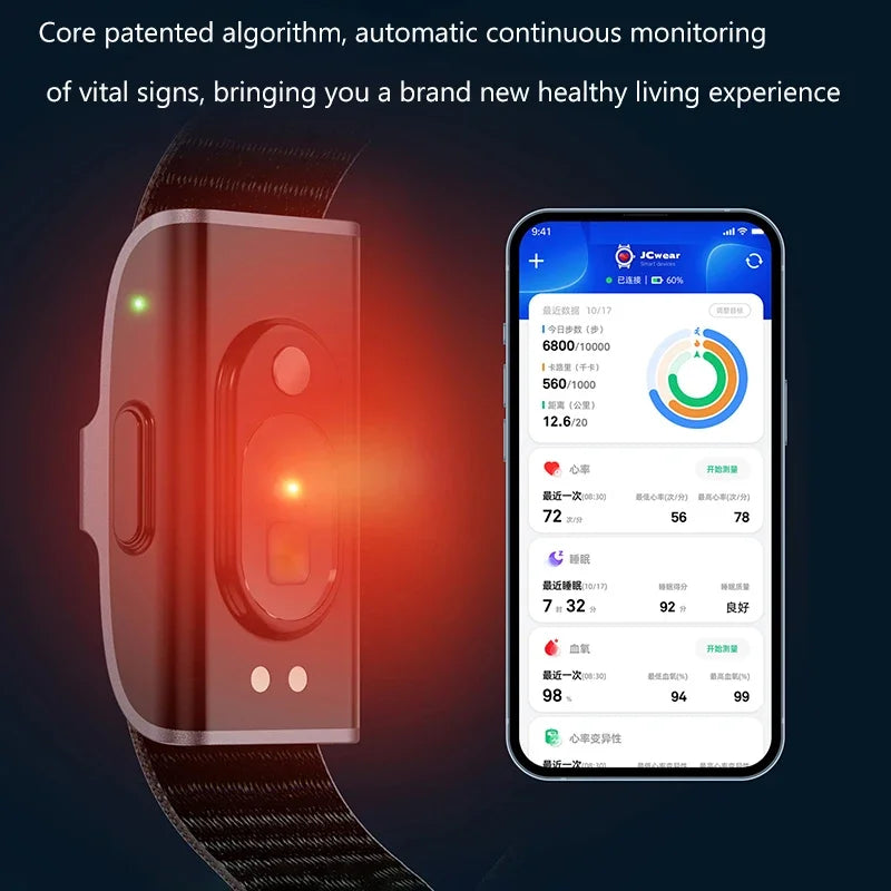 2208A Smart Bracelet – Heart Rate & Blood Pressure Fitness Tracker
