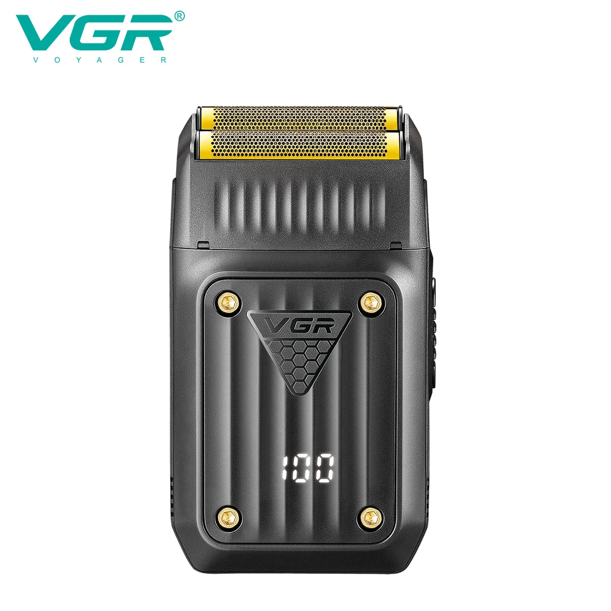 VGR V-363 Professional Electric Shaver with Digital Display – Rechargeable Beard Trimmer for Men
